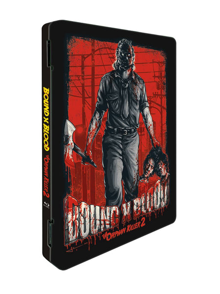 The Orphan Killer 2 "Bound X Blood" Steelcase DVD + BLURAY (Red Cover)